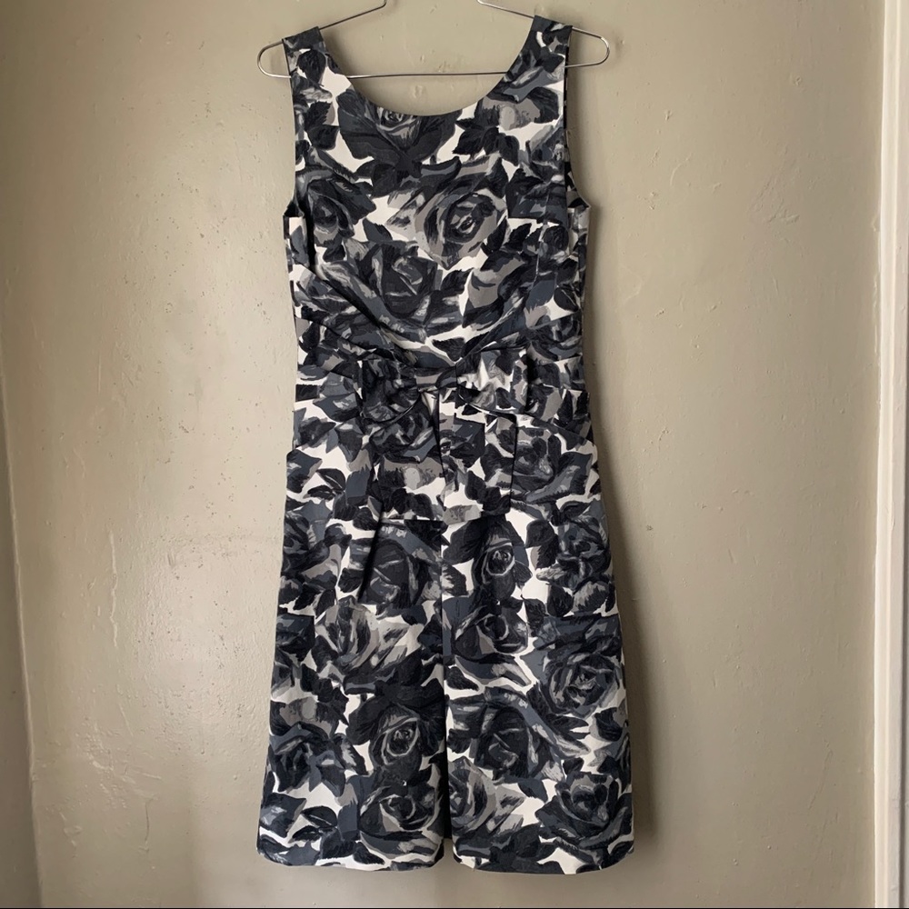 EUC Kate Spade rose floral dress with bow - 4